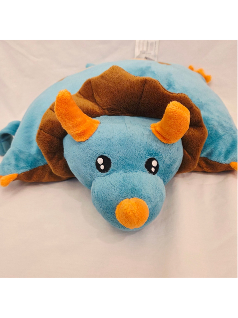 Pillow Pets Triceratops dinosaur plush toy